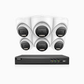 ADLK800 - 4K 8 Channel 6 Dual Light Wired CCTV Security System, Color & IR Night Vision, 3840x2160@20fps, f/1.6 Super Aperture, 4-in-1 Output Signal, IP67