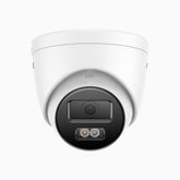 C1200 - 4K 12MP Outdoor Dual Light PoE Security Camera, Color & IR Night Vision, Human & Vehicle Detection, H.265+, Built-in Microphone, Max. 512 GB Local Storage, IP67