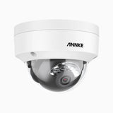 C800D - 4K Outdoor PoE IP Dome Security Camera, Human & Vehicle Detection, Color & IR Night Vision, Built-in Microphone & SD Card Slot, RTSP Supported, IP67 & IK08