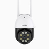 WPT400 - 4MP WiFi Pan Tilt Camera, Sound & Human Motion Detection, Color Night Vision, One-Touch Alarm, Two-Way Audio, Cloud & Max. 128 GB Local Storage, Works with Alexa