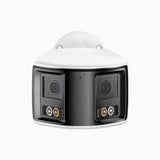 FCD800 - 8MP UHD Dual-Lens Outdoor PoE Security Camera, 180° Panoramic View, Smart Dual Light Night Vision, Two-Way Audio, Active Siren & Alarm, Human & Vehicle Detection, IP67