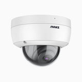C500D - 3K Outdoor PoE Security IP Dome IK10 Camera, EXIR 2.0 Night Vision, Built-in Microphone, SD Card Slot, IP67 Waterproof, RTSP Supported, Works with Alexa