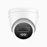 C1200 - 4K 12MP Outdoor Dual Light PoE Security Camera, Color & IR Night Vision, Human & Vehicle Detection, H.265+, Built-in Microphone, Max. 512 GB Local Storage, IP67