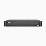 4K 16 Channel Hybrid 5-in-1 Digital Video Recorder, Human & Vehicle Detection, H.265+, Line Crossing Detection, Intrusion Detection & Motion Detection